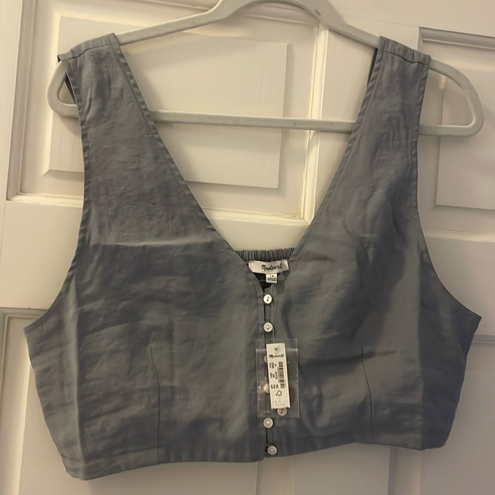 Madewell crop top sz 14 NWT